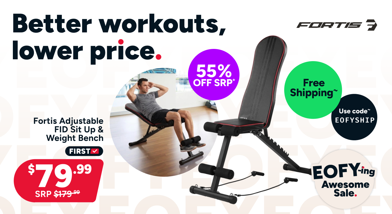 Fortis Adjustable FID Sit Up & Weight Bench