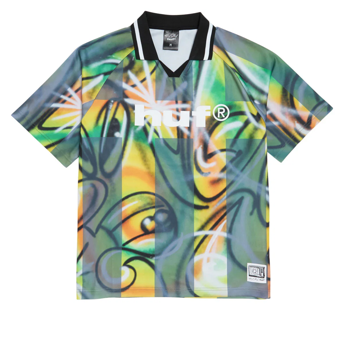 Image of HUF x Kenny Scharf Multitud Soccer Jersey - Multi