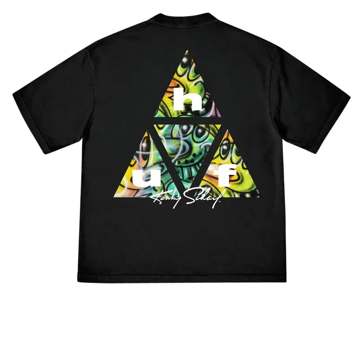 Image of HUF x Kenny Scharf Multitud TT T-Shirt - Black