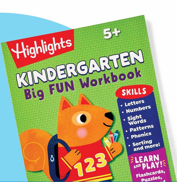 Highlights Kindergarten Big Fun Workbook.