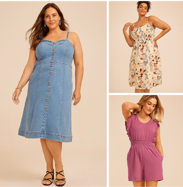 Models wearing maurices clothing.
