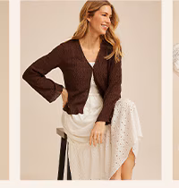 Model wearing maurices clothing.