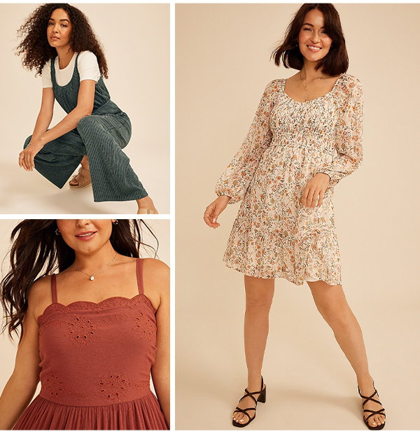 Models wearing maurices clothing.