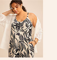 Model wearing maurices clothing.