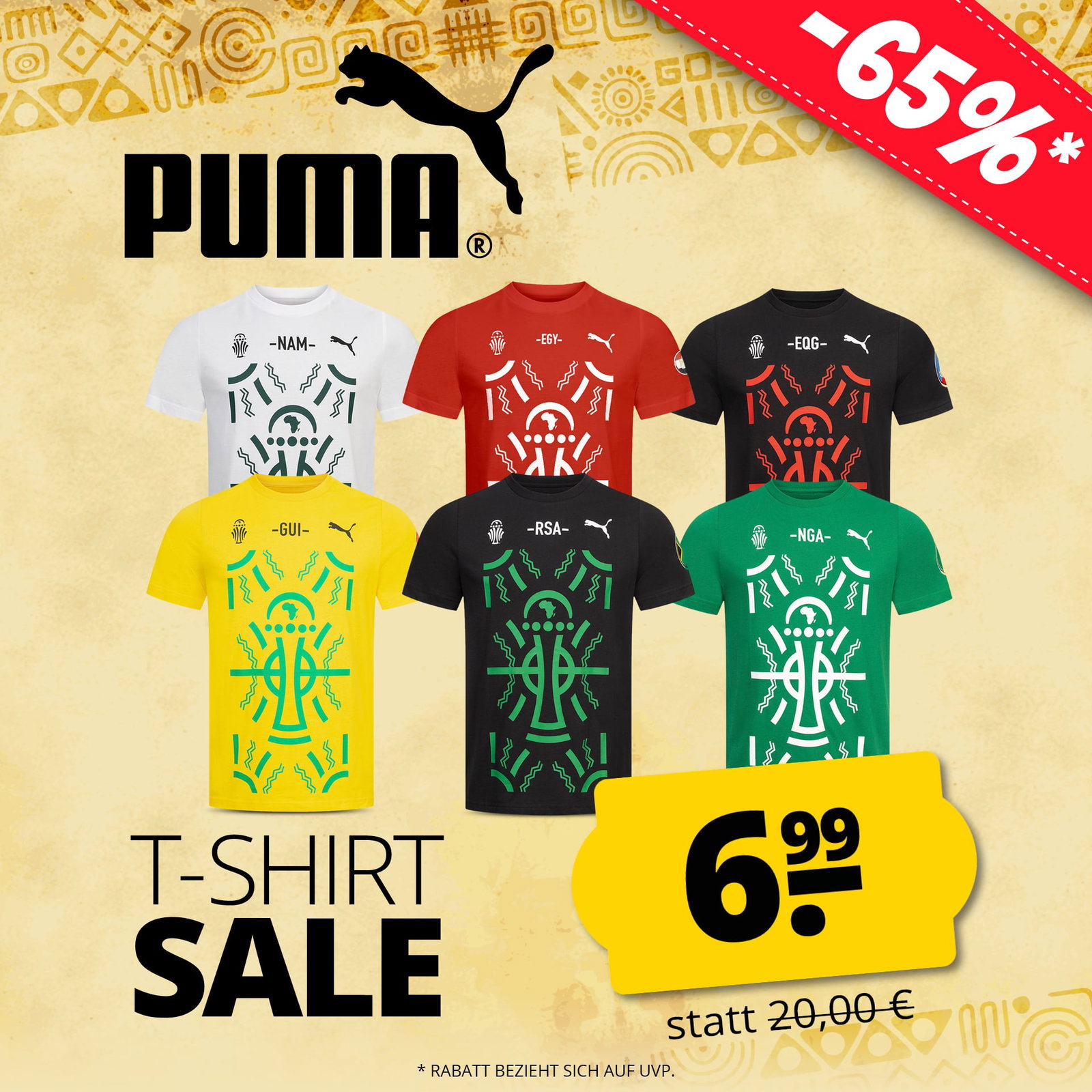 Äquatorialguinea PUMA Herren T-Shirt 6