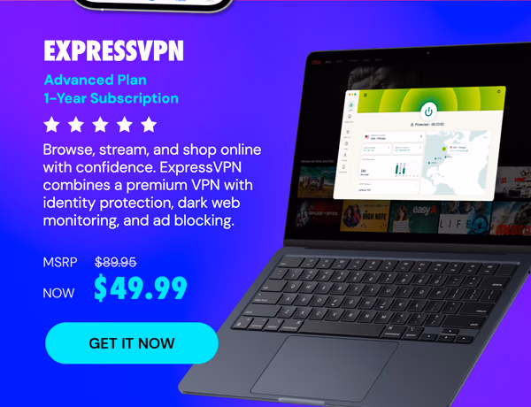ExpressVPN Plan 1-Year Subscription