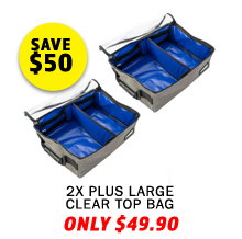 2x Plus Clear Top Bag - Large