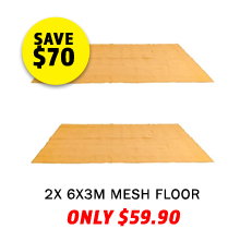 2 x Mesh Flooring 6m x 3m