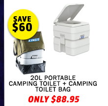20L Portable Camping Toilet + Camping Toilet Bag