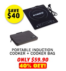 Portable Induction Cooker + Induction Cooker Bag