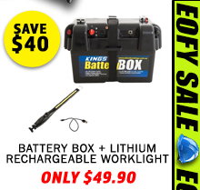 Battery Box + Rechargeable Lithium LED Worklight
