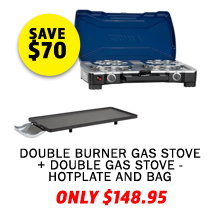 Double Burner Gas Stove + Double Gas Stove - Hotplate and Bag