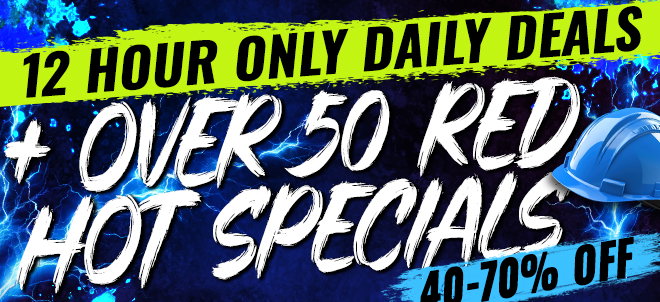 12Hr Only Daily Deals + Over 50 Red Hot Specials 40-70% Off