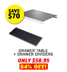 Drawer Table + Drawer Dividers