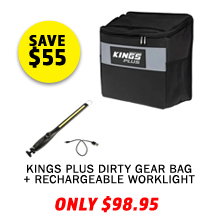 Plus Dirty Gear Bag + Rechargeable Lithium LED Worklight