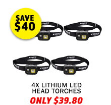 4x Plus Lithium LED Head Torch