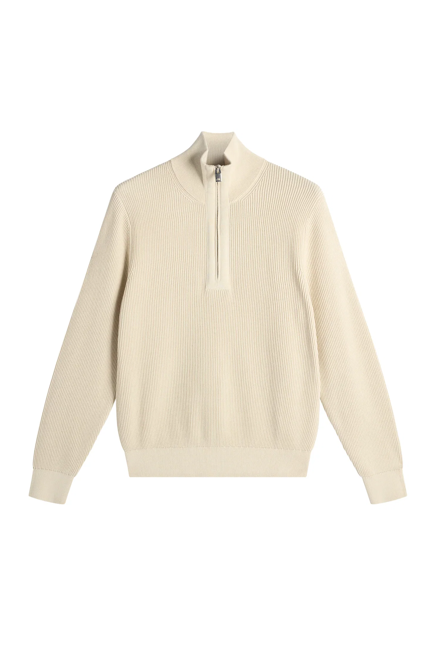 Image of Alex Half Zip Knitted Sweater / Moonbeam