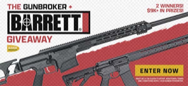The Barrett Giveaway by GunBroker
