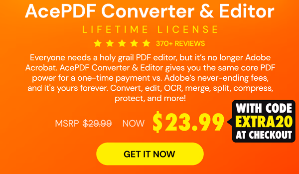AcePDF Converter Pro: Lifetime License