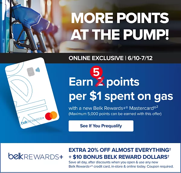 Earn 5 points per $1 spent on gas