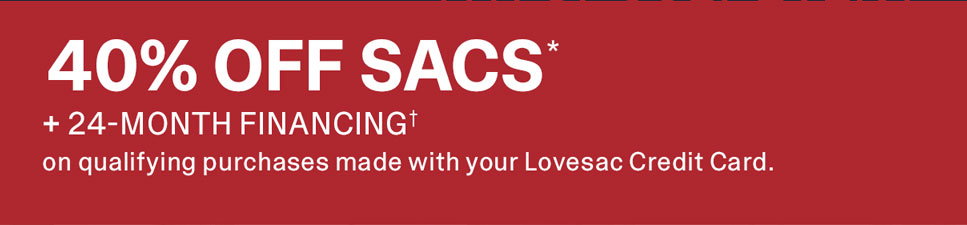 4th Of July Event | 40% Off Sacs