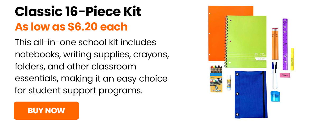 Classic 16-piece kit. Buy now.