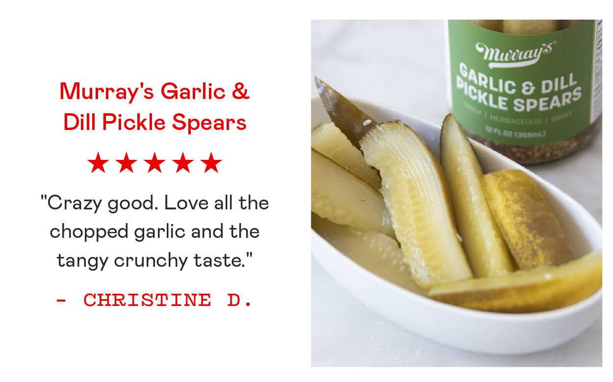 Murray's Garlic Dill Pickle Spears