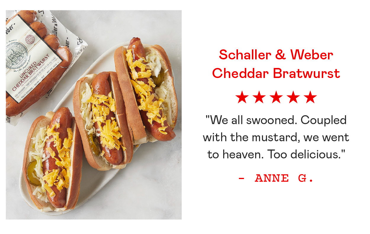 Schaller & Weber Cheddar Bratwurst