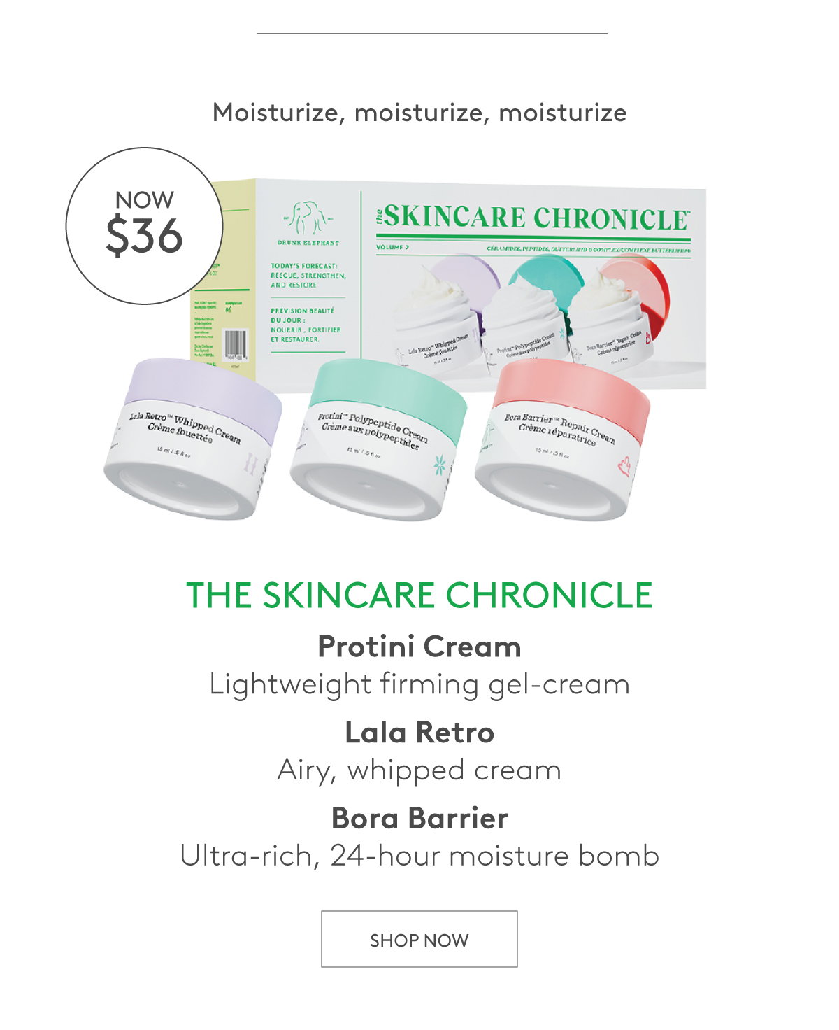 Shop 30% Off The Skincare Chronicle Kit