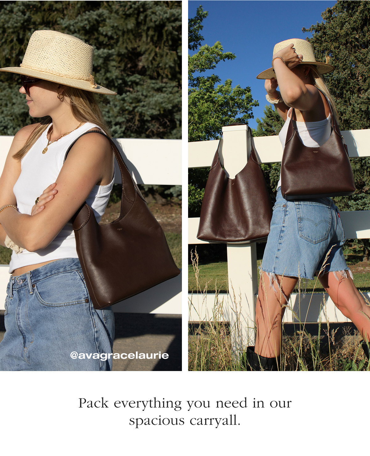 Pack everything you need in our spacious carryall.