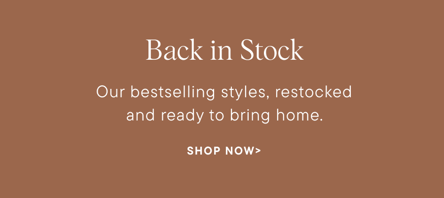 Back in Stock