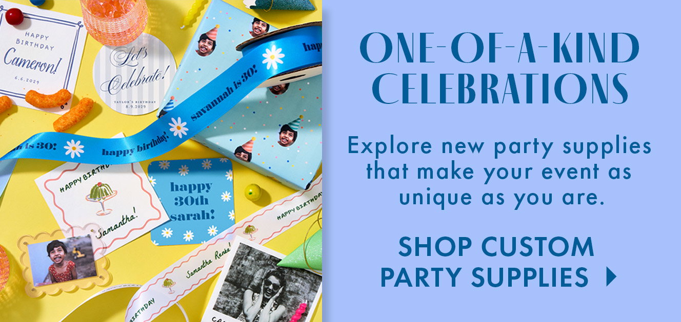 Custom Party Supplies