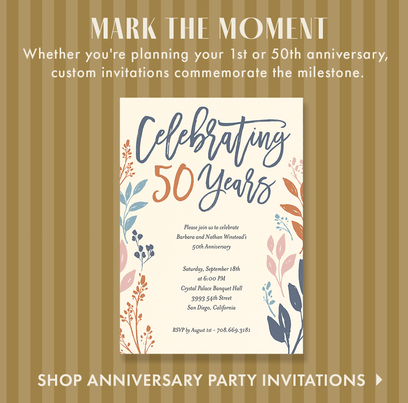 Anniversary Party Invitations