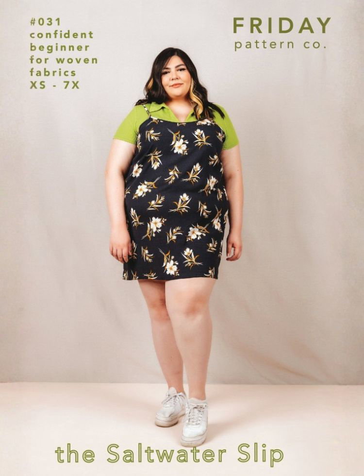 Friday Pattern Company Paper Sewing Pattern Saltwater Slip