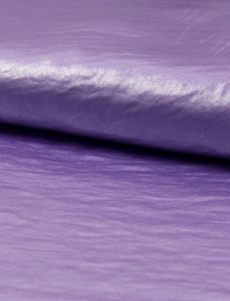 Deadstock Silky Airwashed Satin Foil Fabric Lilac