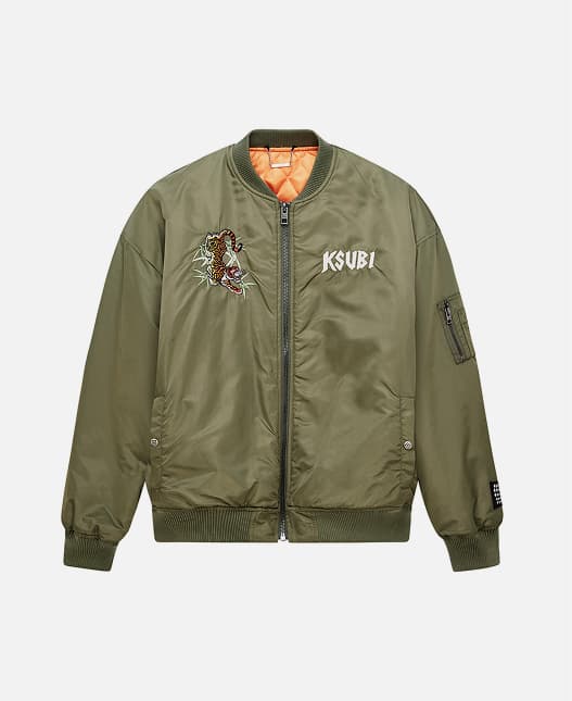 STAY UP 4EVA BOMBER JACKET KHAKI