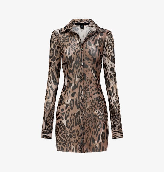 DEVIN LS SHIRTDRESS WILD