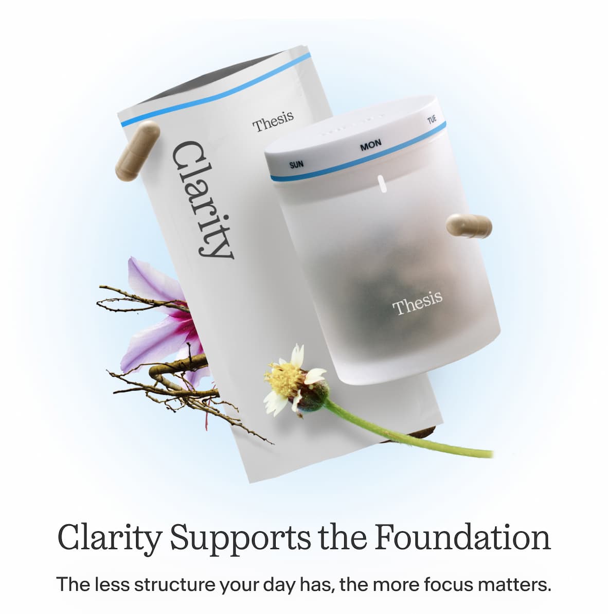 Clarity Supports the Foundation The less structure your day has, the more focus matters.