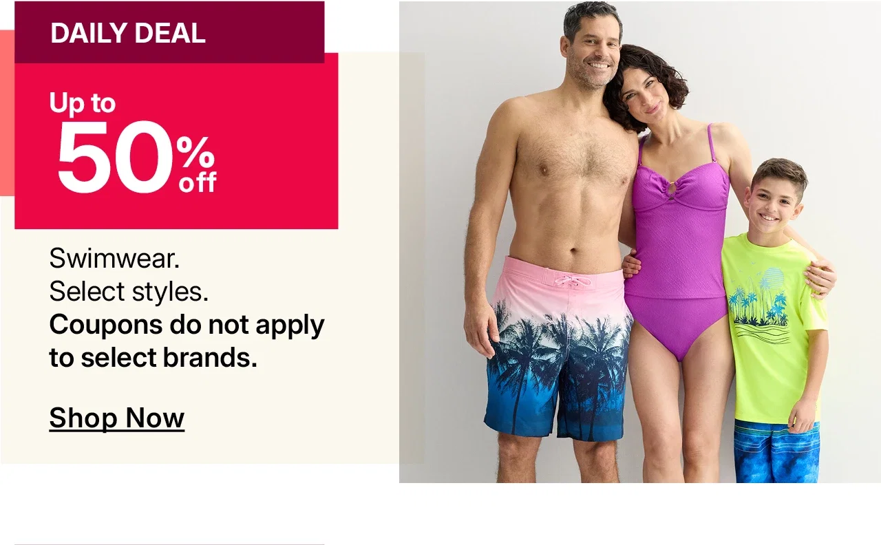 starting at $14.99 swimwear