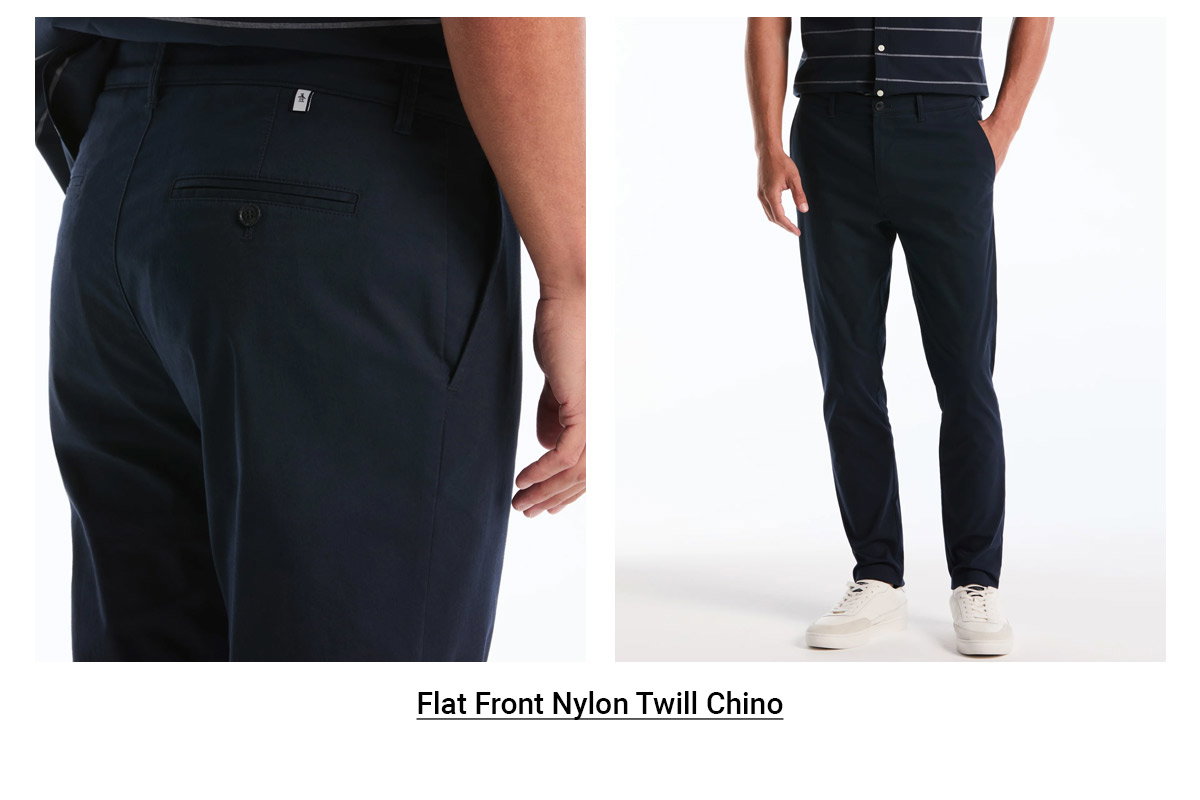 Shop Flat Front Nylon Twill Chino