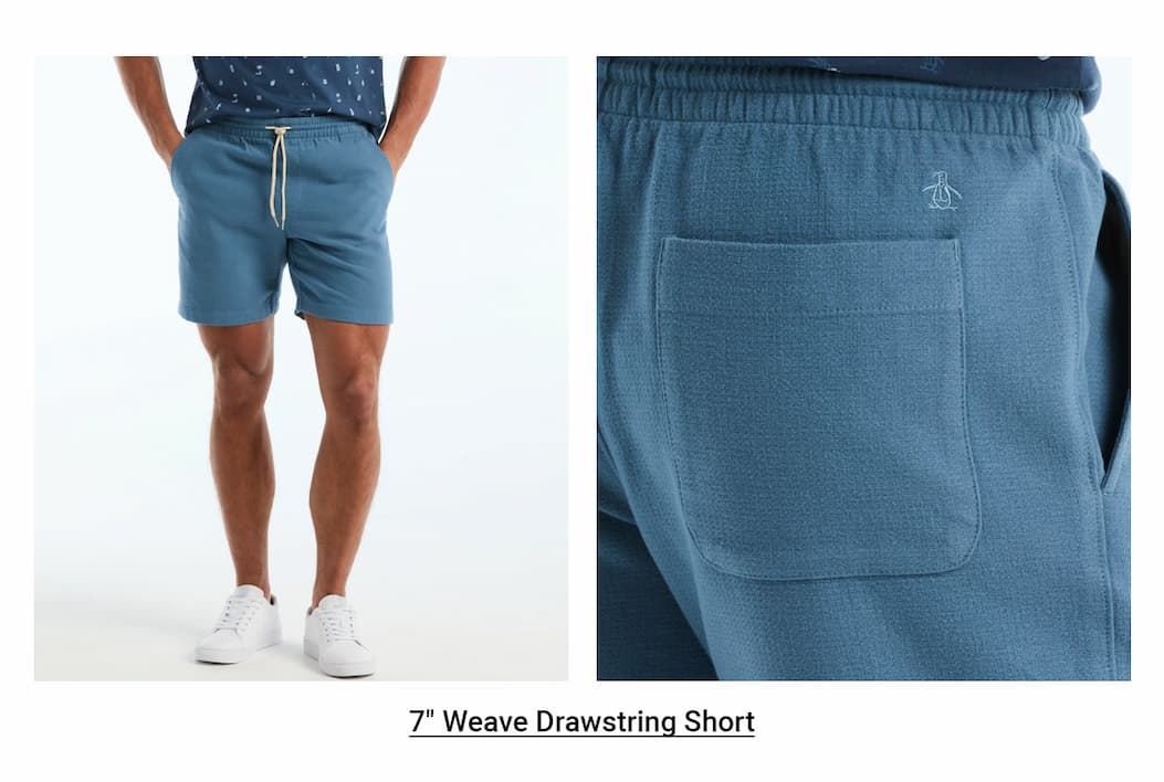 Shop 7" Weave Drawstring Short
