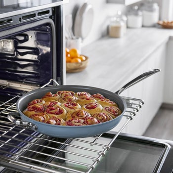 GreenPan The Big Fry 14-inch Pan with Helper Handle