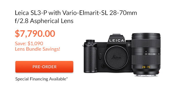Leica SL3-P with Vario-Elmarit-SL 28-70mm f/2.8 Aspherical Lens