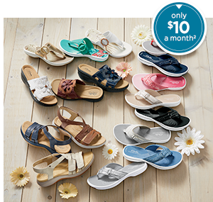 Cloudsteppers Breeze Cove Adjustable Sandal by Clarks