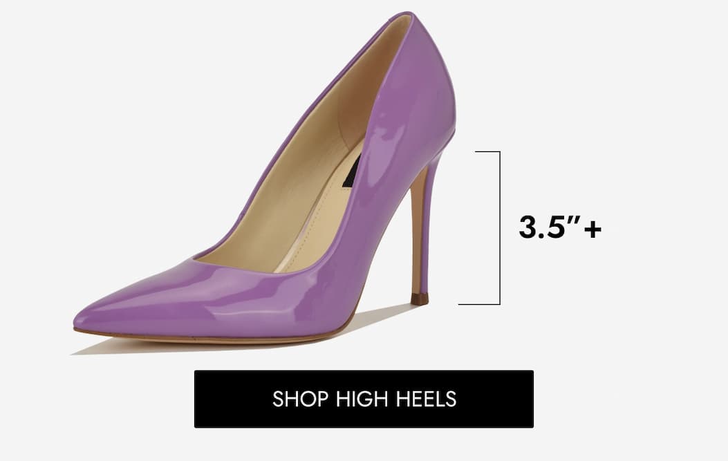 3.5”+ SHOP HIGH HEELS