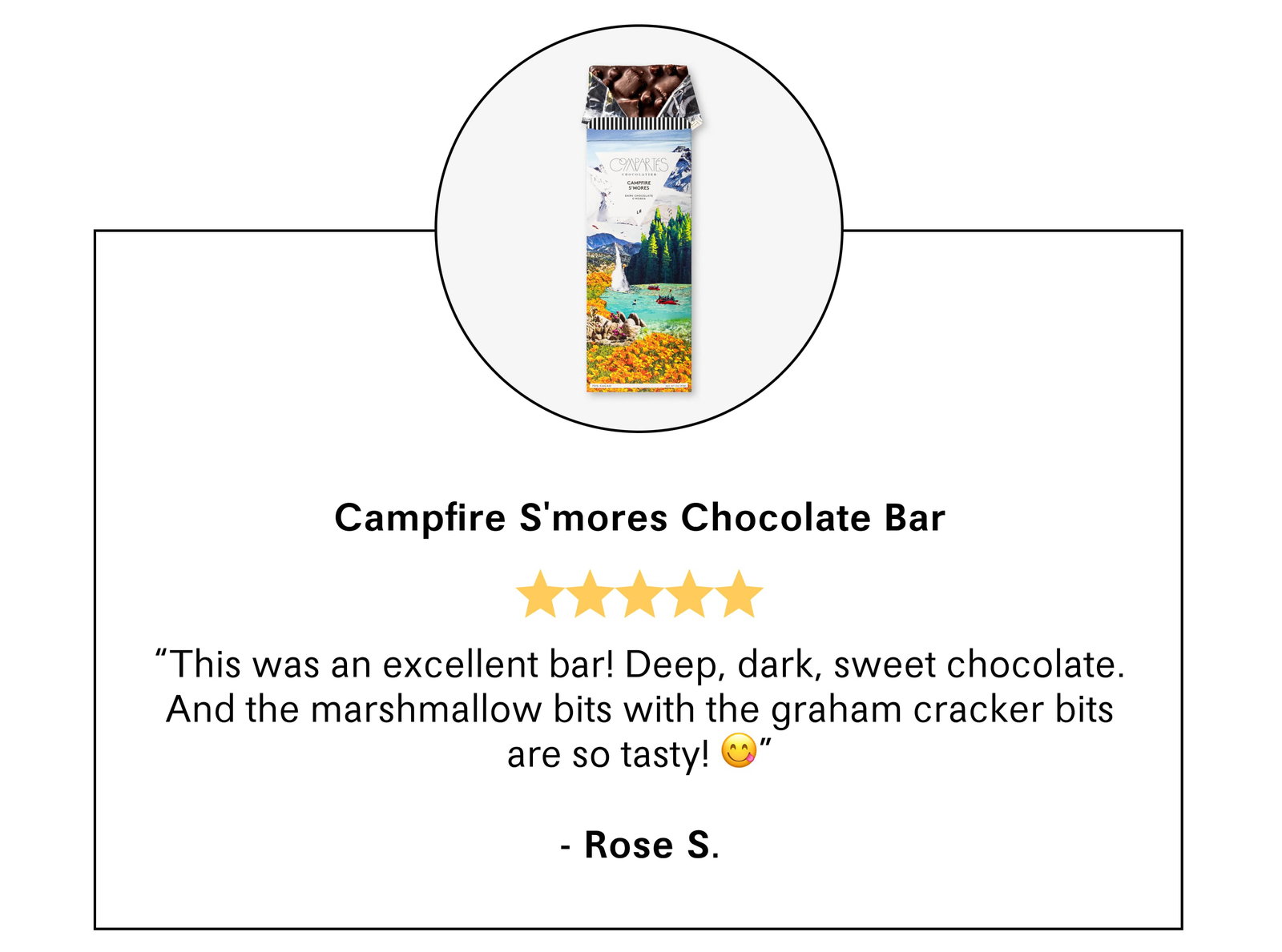Campfire S'mores Chocolate Bar