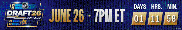 Countdown to the 2026 Upper Deck NHL Draft. Click here to learn more.