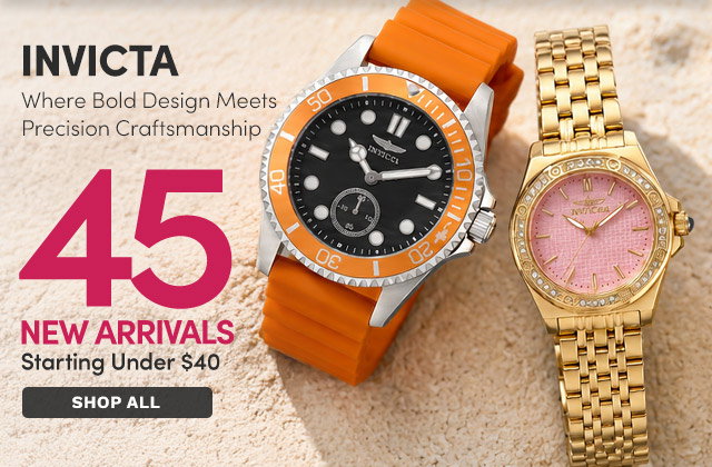 INV-49337, INV-69377 INVICTA | 45 New Arrivals – Starting Under $40