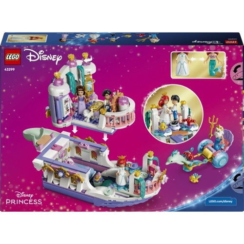 Конструктор LEGO Disney Princess Королівський весільний човен Аріель