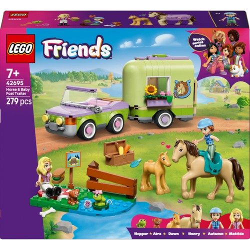 Конструктор LEGO Friends Причіп для коня й лошати